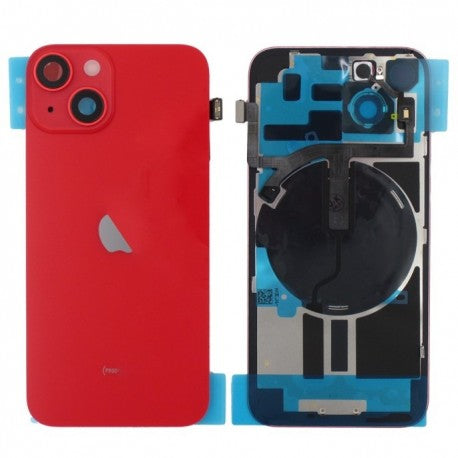 Cristal trasero iPhone 14 Rojo