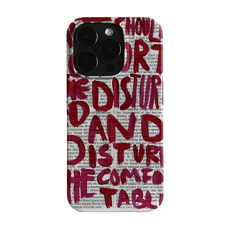 Funda Letras Retro - Único modelo